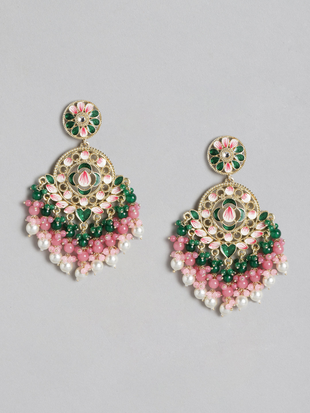 Handcrafted Beaded Classic Drop Earrings