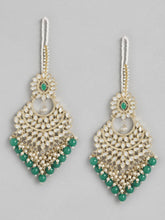 Green Classic Drop Earrings