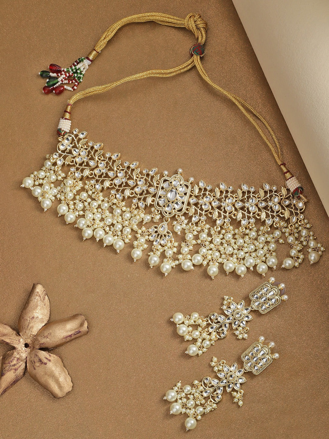 Kundan Ethnic Semi Bridal Jewellery Set