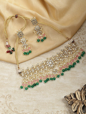 Kundan Ethnic Semi Bridal Jewellery Set