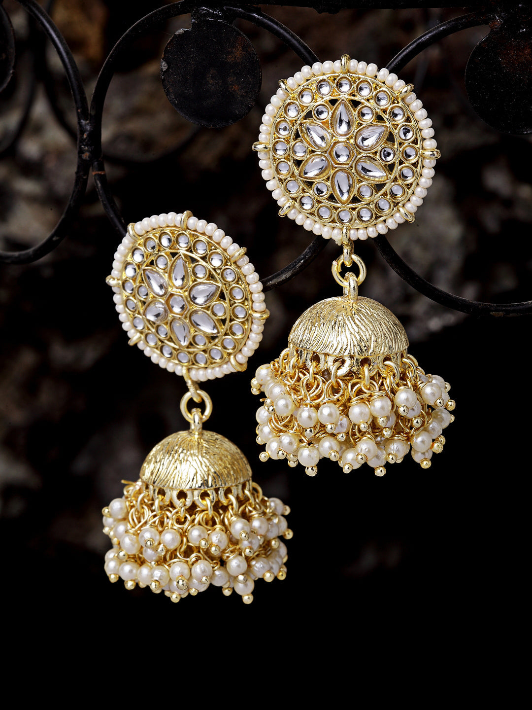 Bollywood Look Small Peral Jhumka