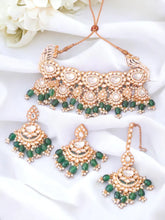 Melaniborsa Kundan Jewellery Set With Mangtikka