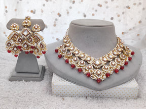 Tripurasundari Kundan Jewellery Set With Mangtikka