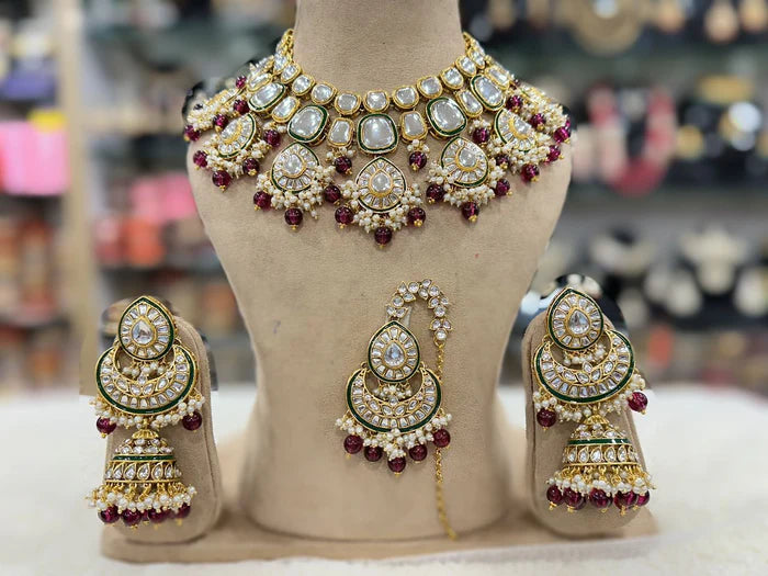 Kundan Birdal Jeweller Set