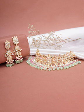 Kundan Ethnic Semi Bridal Jewellery Set